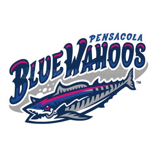 Pensacola Blue Wahoos Iron-on Stickers (Heat Transfers)NO.7743